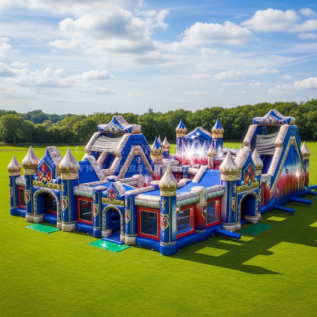 GF2-669 Nella Knight Theme Inflatable Park