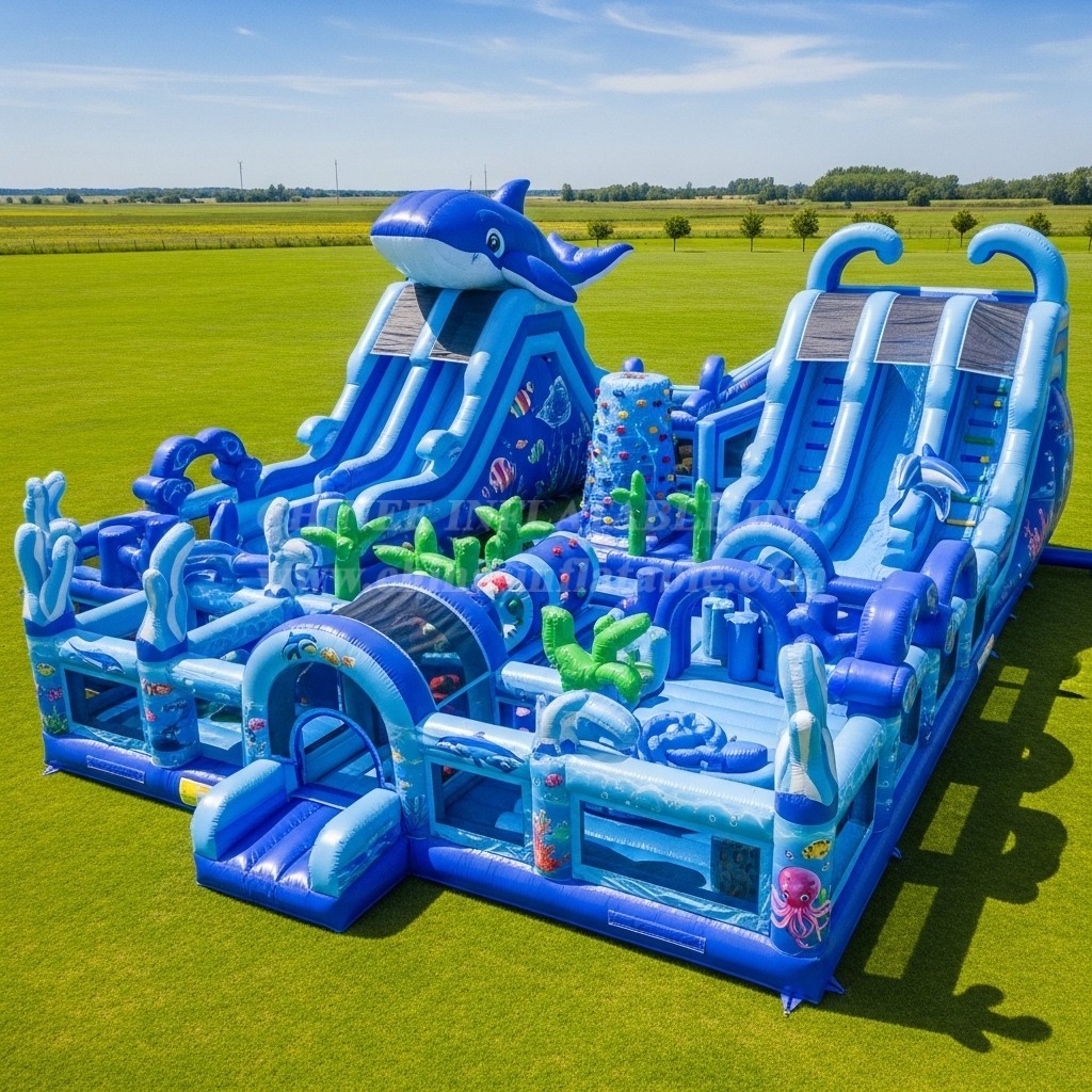 GF2-671 Ocean Theme Inflatable Park