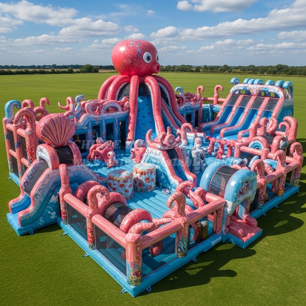 GF2-674 Octopus Theme Inflatable Park