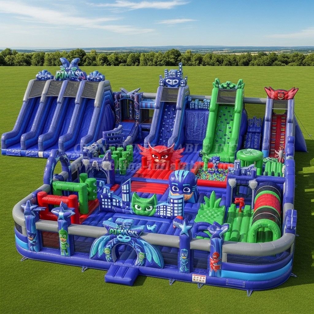 GF2-683 PJ Masks Theme Inflatable Park