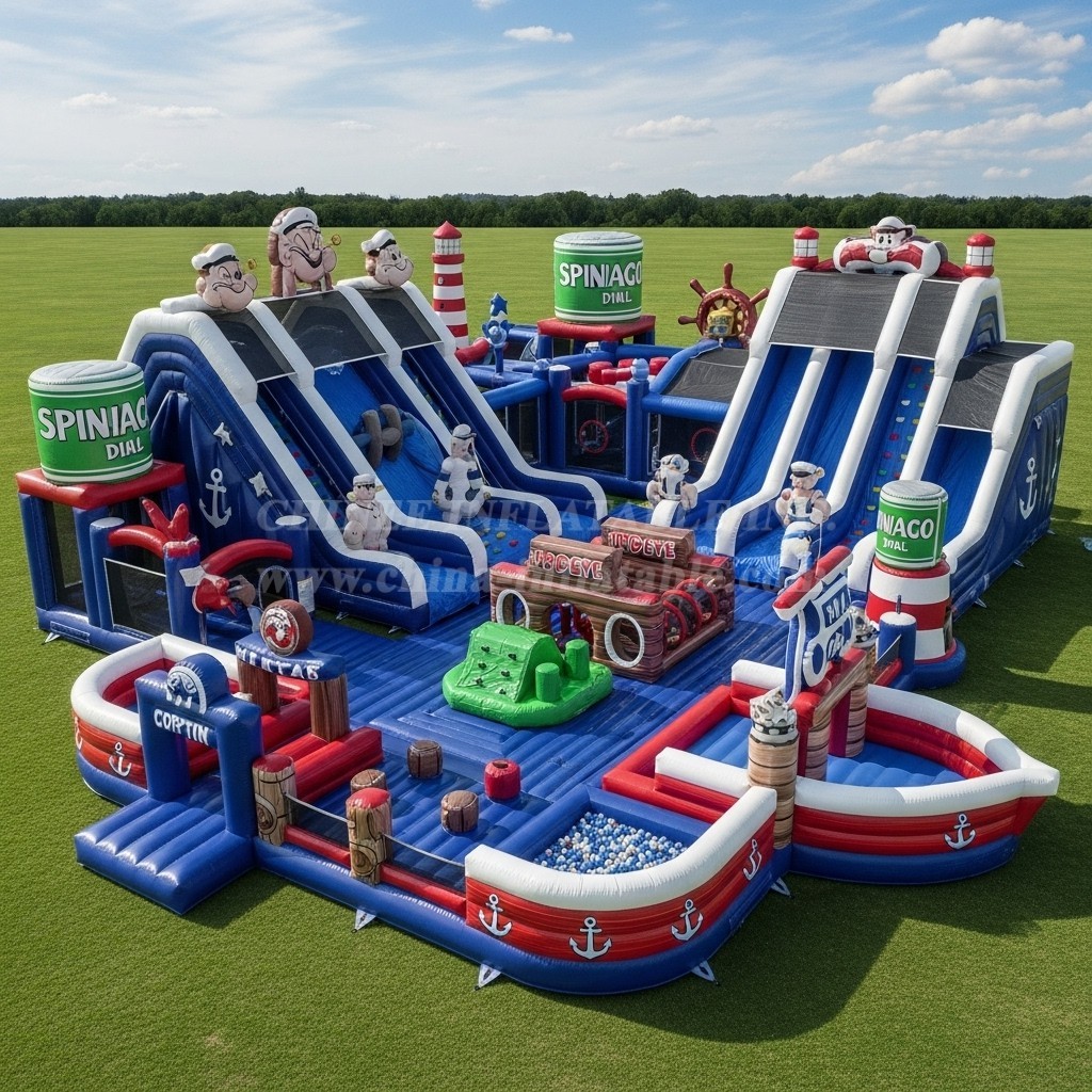 GF2-687 Popeye Theme Inflatable Park