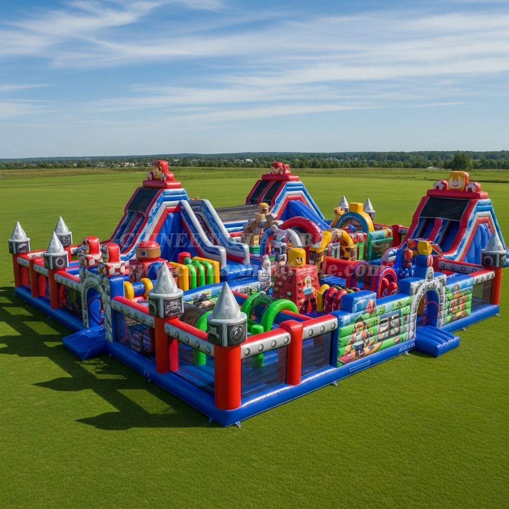 GF2-696 Roblox Theme Inflatable Park