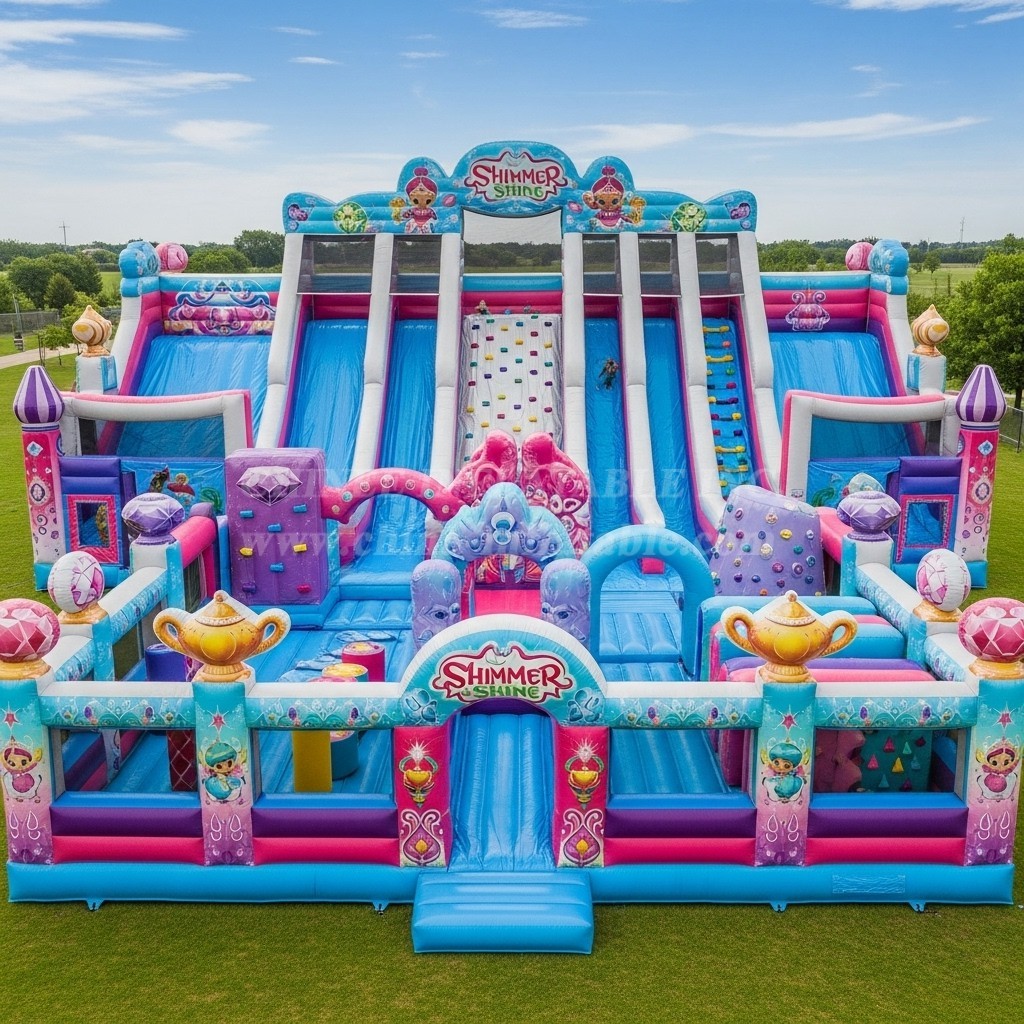 GF2-702 Shimmer & Shine Theme Inflatable Park