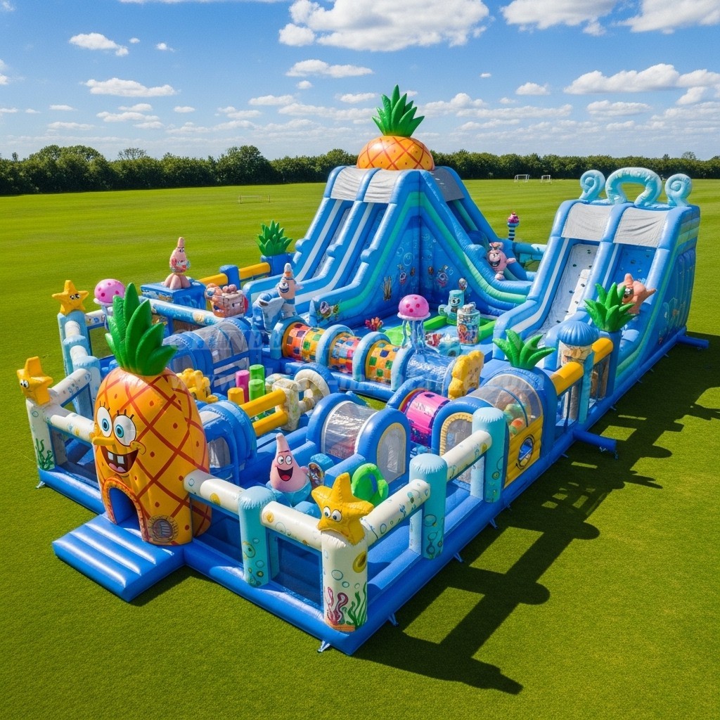 GF2-714 SpongeBob Theme Inflatable Park