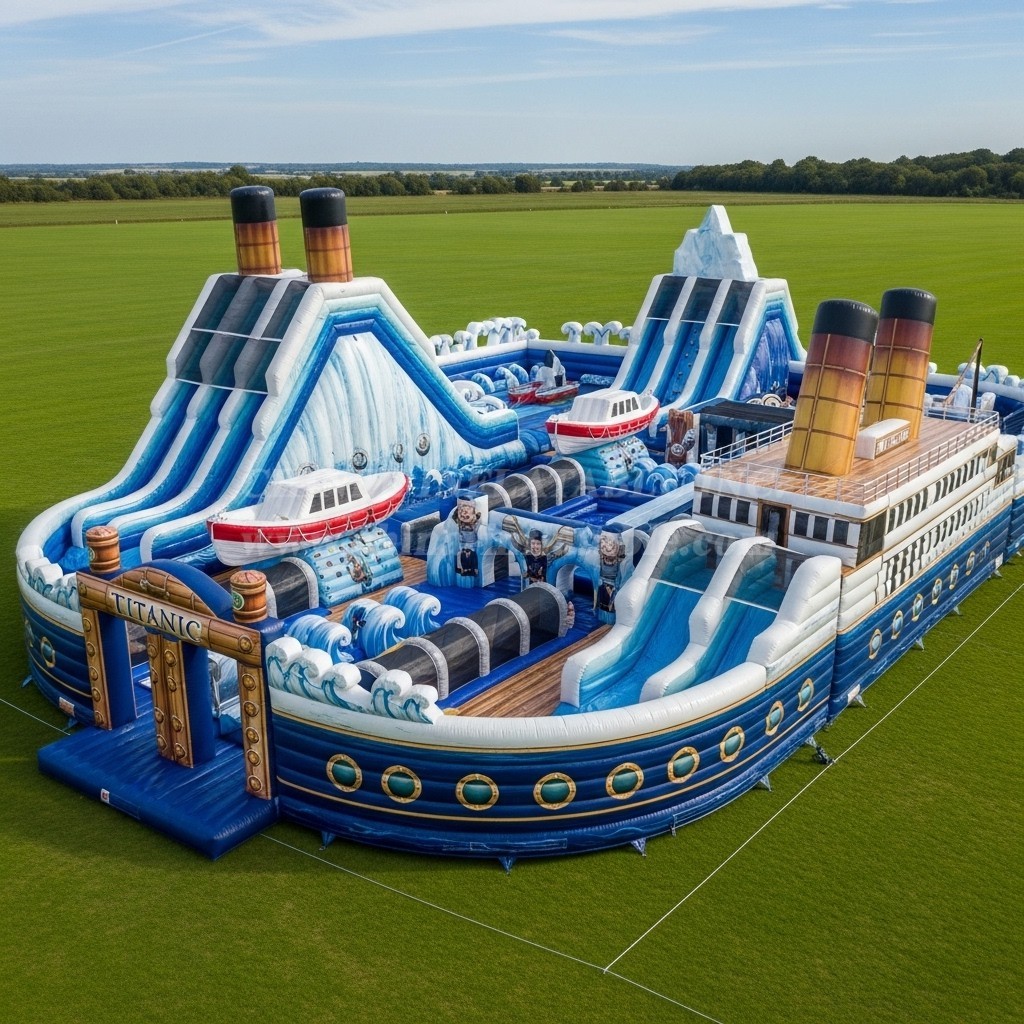 GF2-754 Titanic Theme Inflatable Park