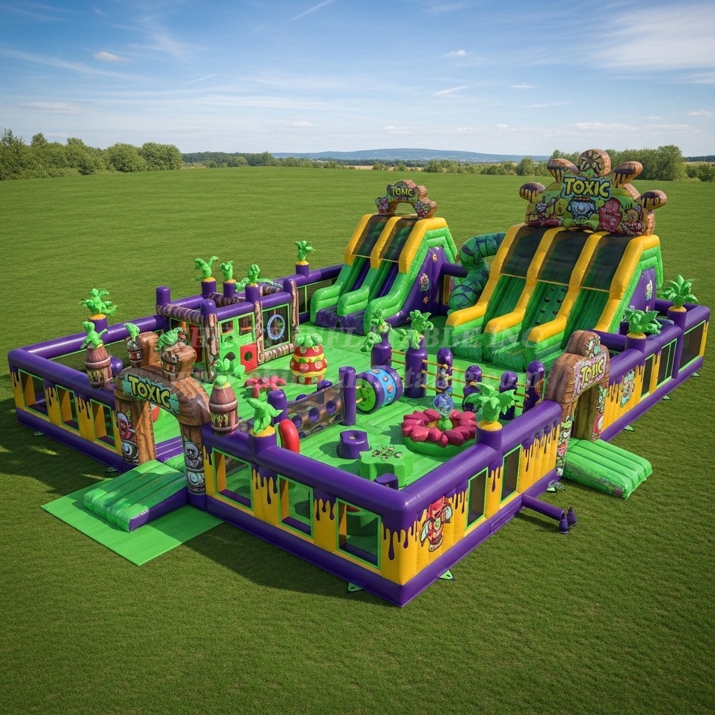 GF2-758 Toxic Theme Inflatable Park