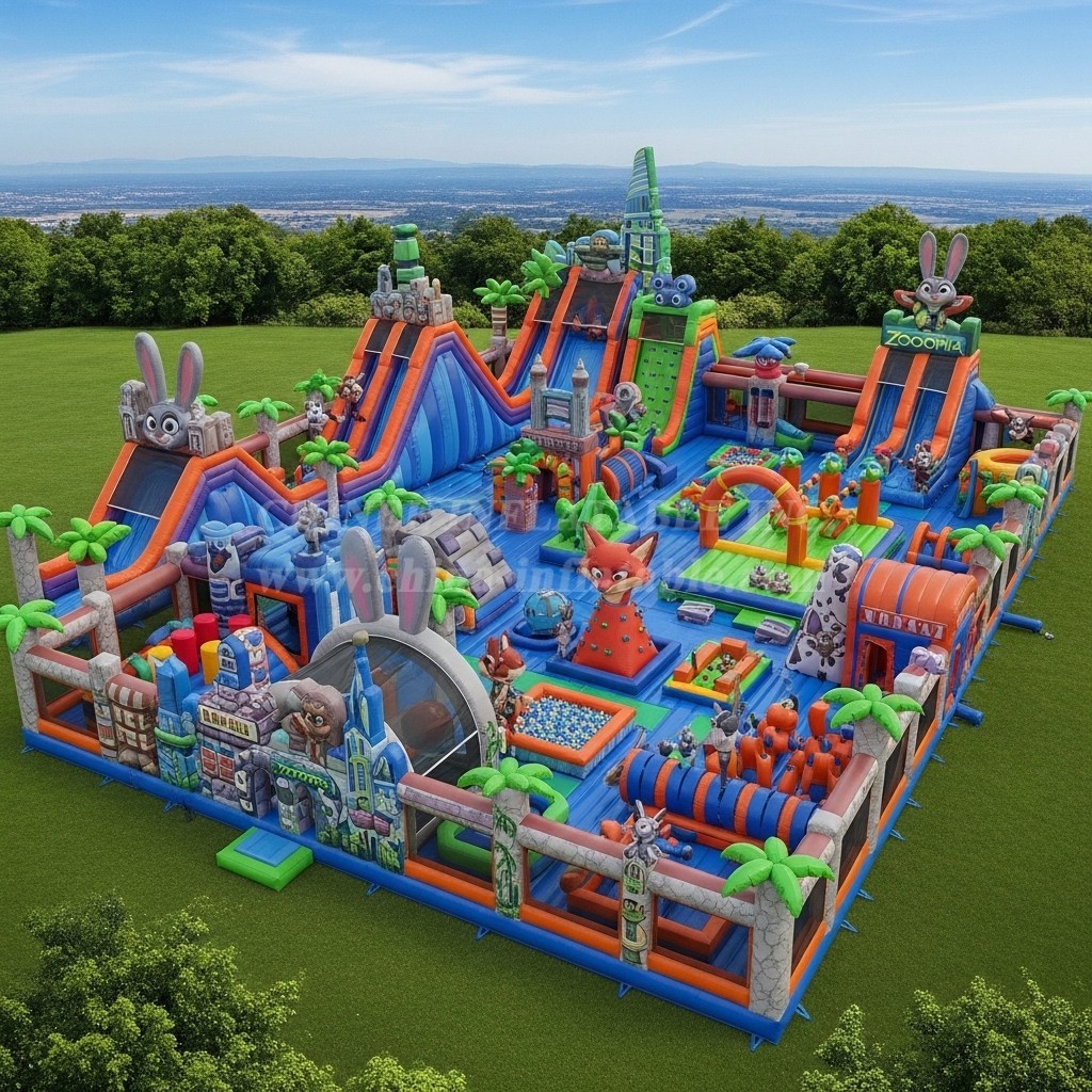 GF2-773 Zootopia Theme Inflatable Park