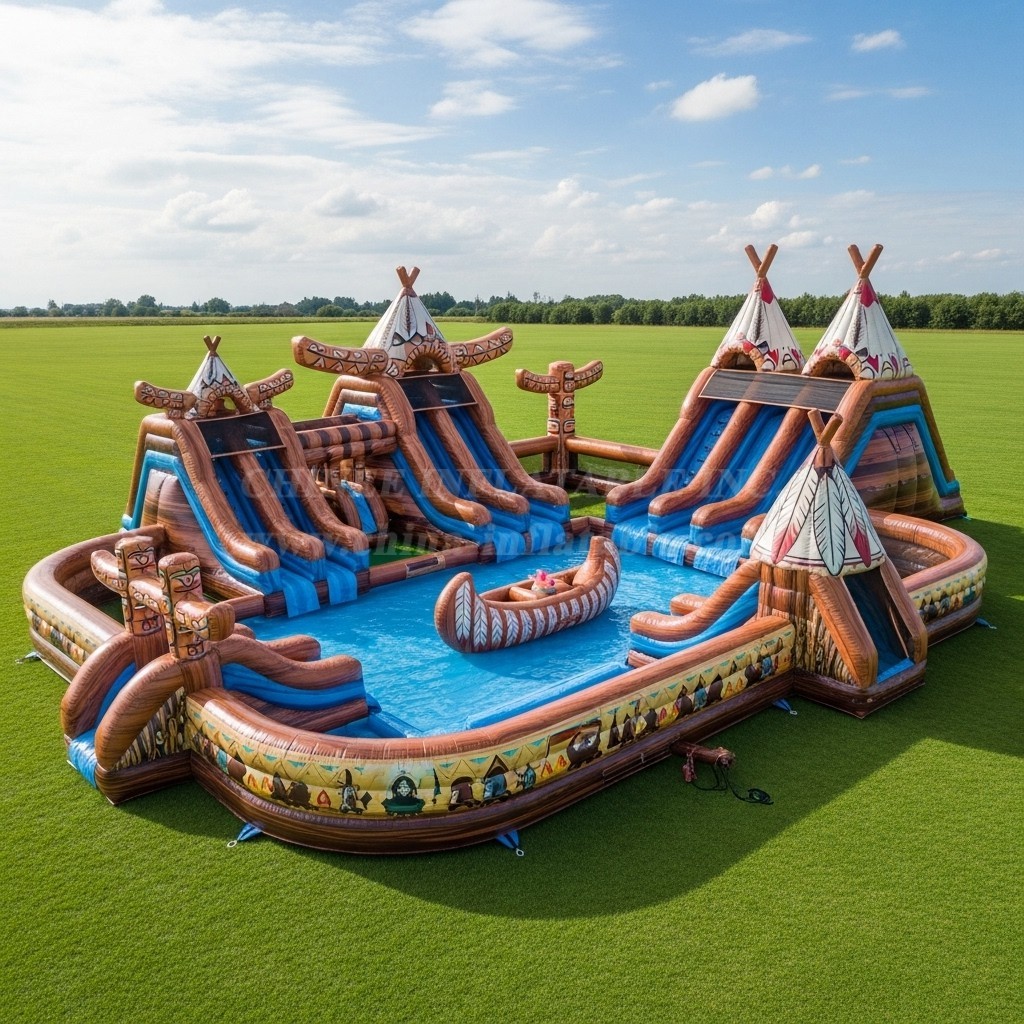 Pool3-426 American Indian Theme Pool Water Park