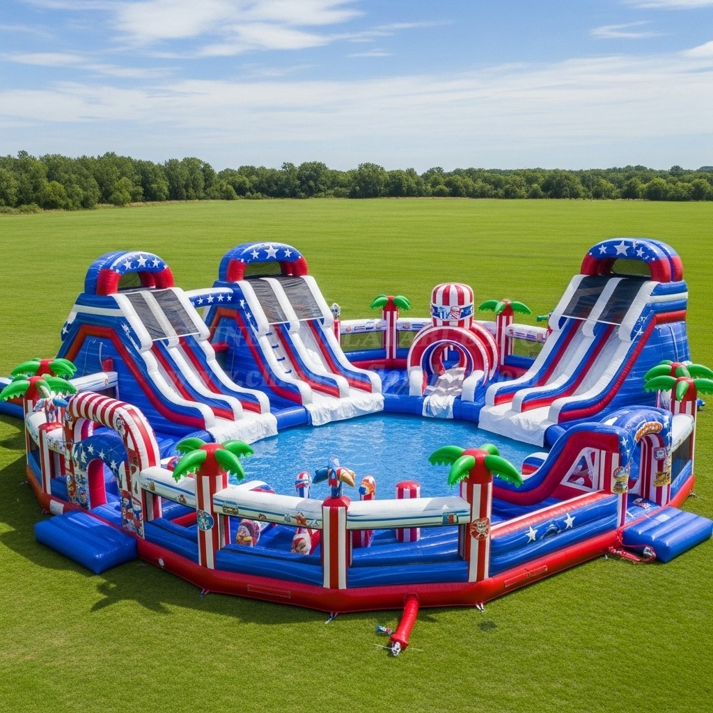 Pool3-429 American Style Theme Pool Water Park