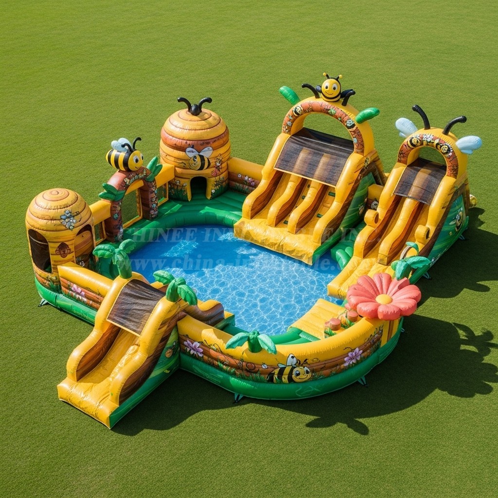 Pool3-433 Bee Theme Pool Water Park