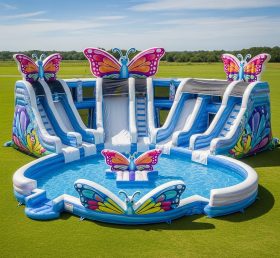 Pool3-434 Butterfly Theme Pool Water Park