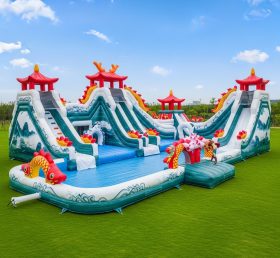 Pool3-442 Chinese Style Theme Pool Water Park