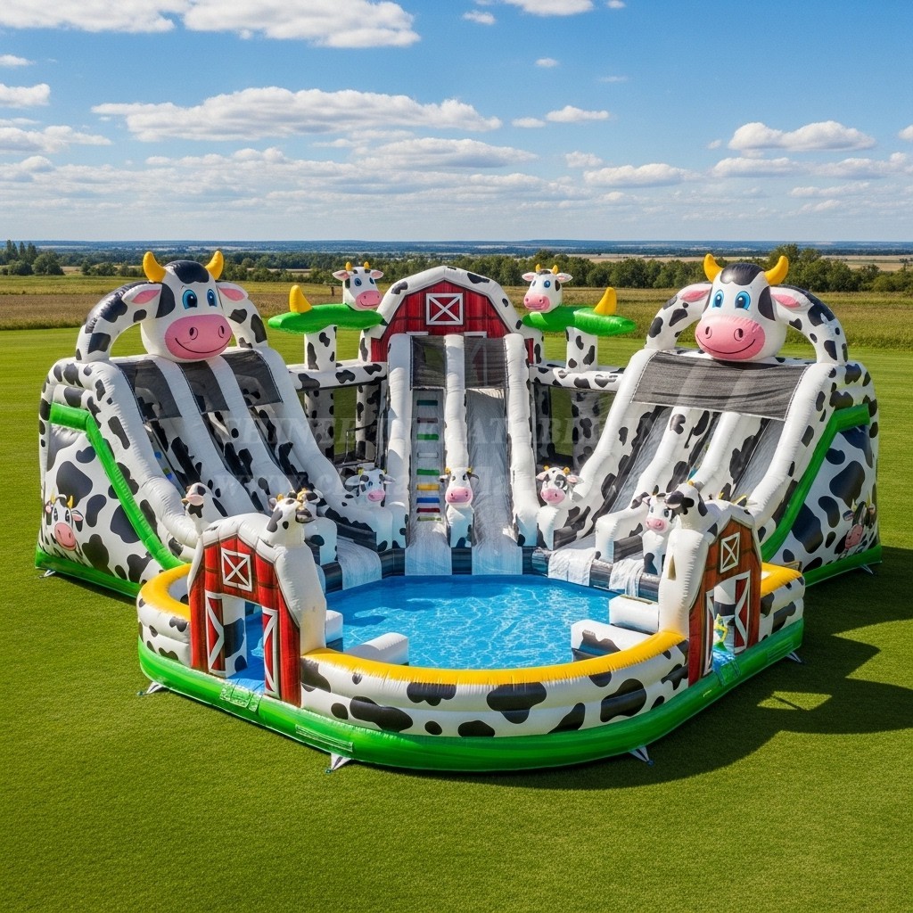 Pool3-445 Cow Theme Pool Water Park