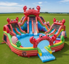 Pool3-446 Crab Theme Pool Water Park
