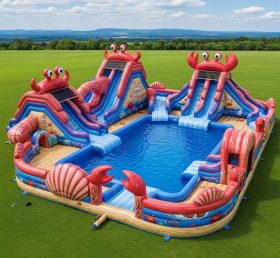 Pool3-447 Crab Theme Pool Water Park