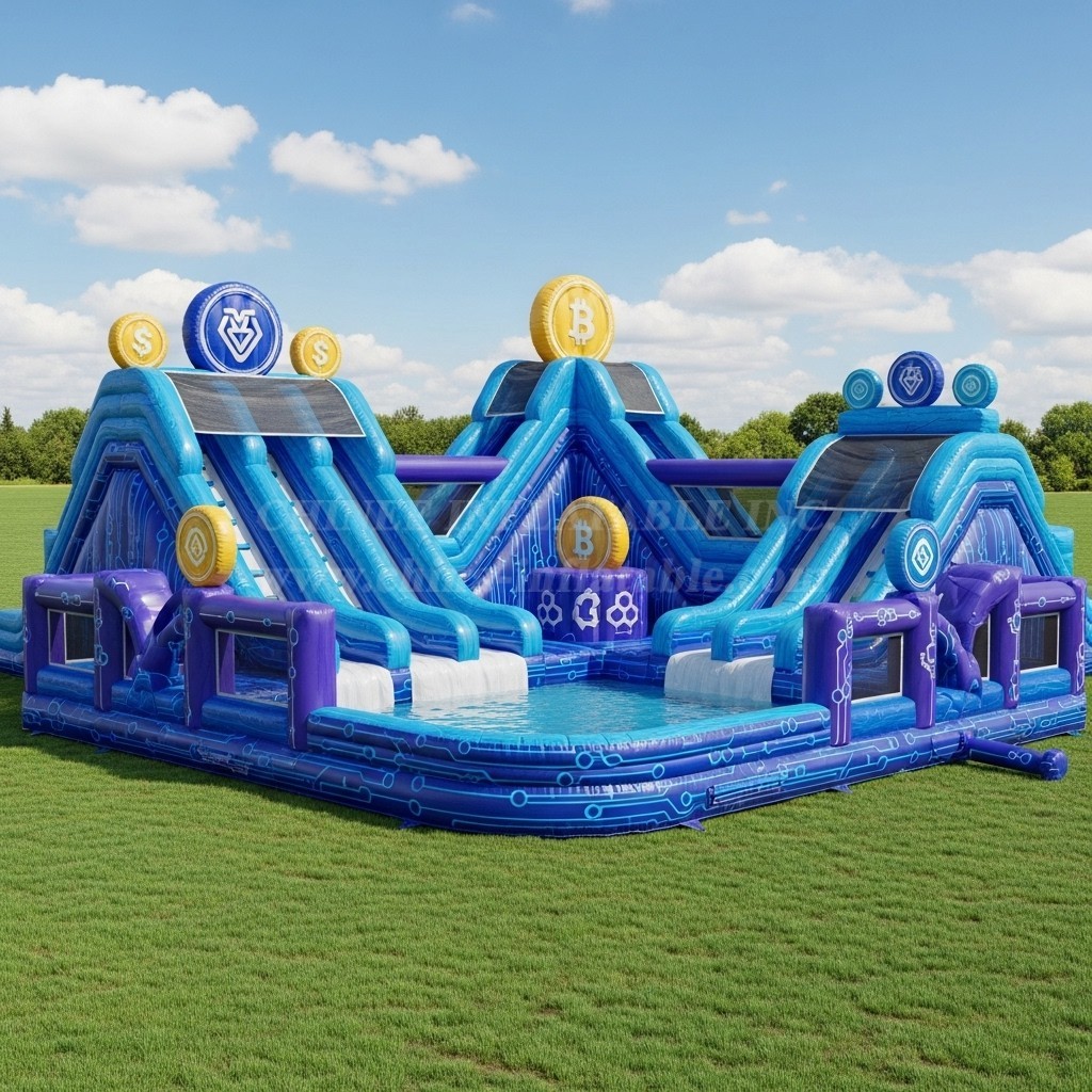 Pool3-450 Cryptocurrency Theme Pool Water Park