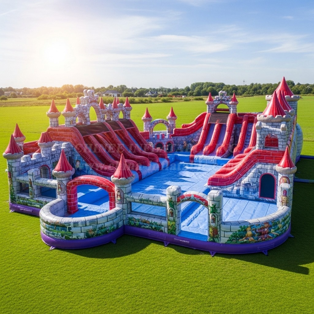 Pool3-464 Fairy Tale Theme Pool Water Park