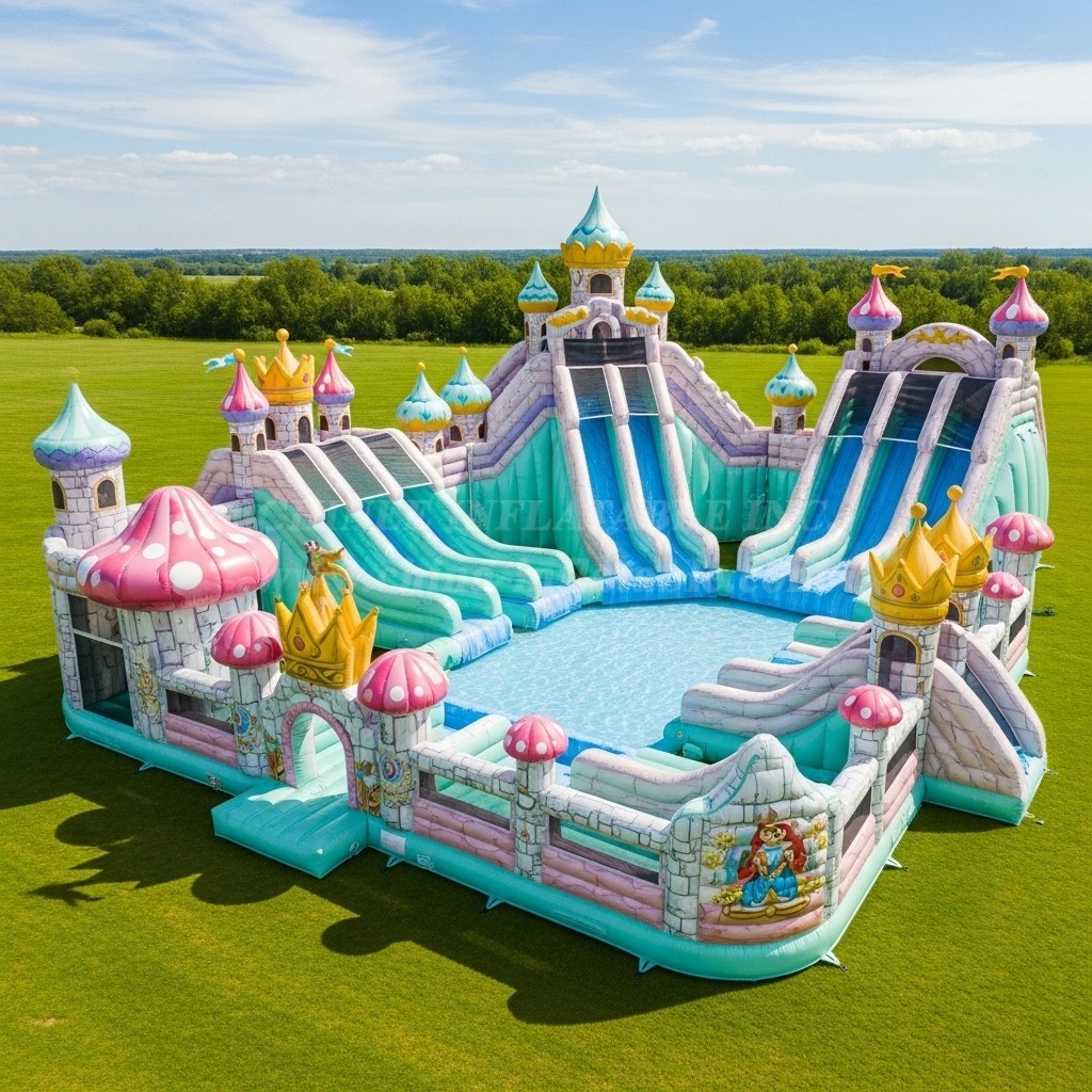 Pool3-465 Fairy Tale Theme Pool Water Park