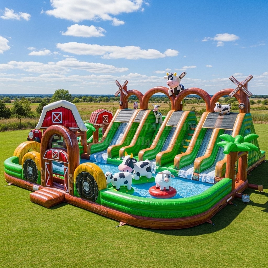 Pool3-466 Farm Theme Pool Water Park