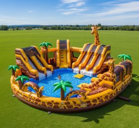 Pool3-470 Giraffe Theme Pool Water Park