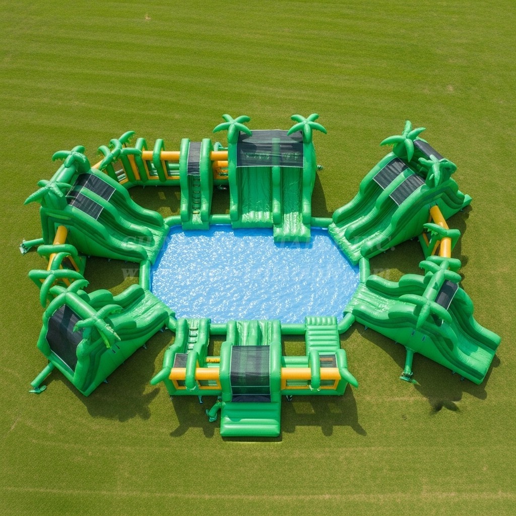 Pool3-478 Jungle Theme Pool Water Park