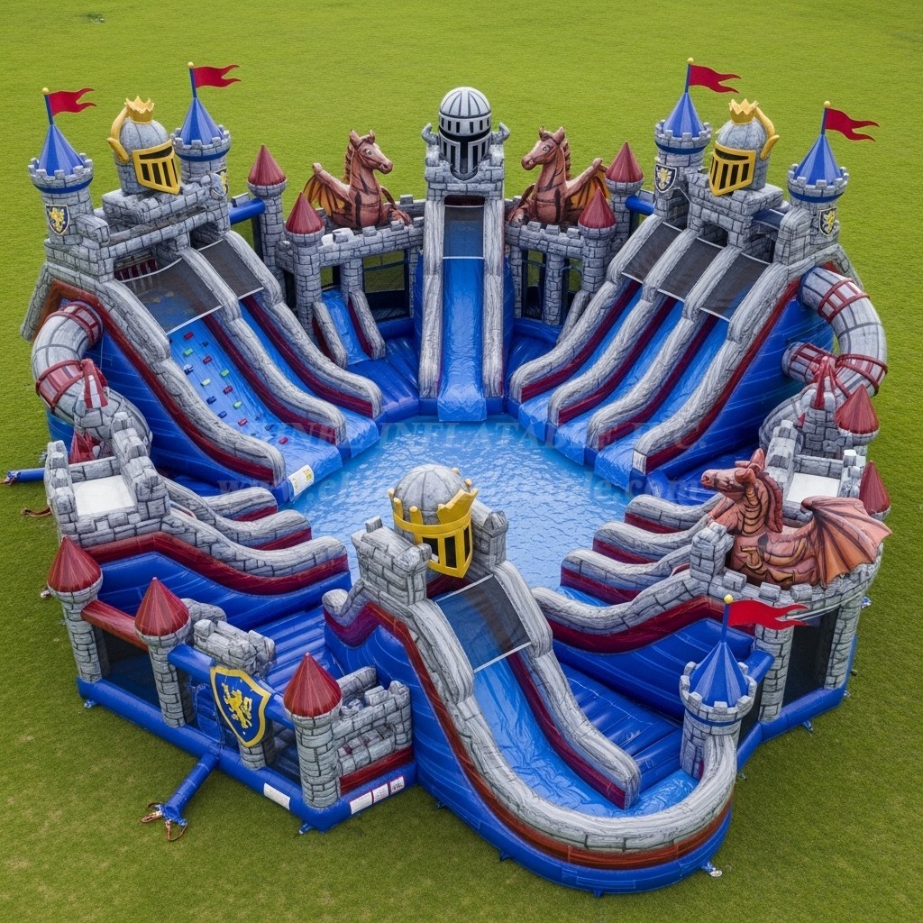 Pool3-482 Knight Theme Pool Water Park