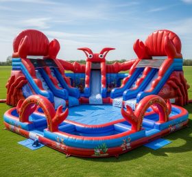 Pool3-487 Lobster Theme Pool Water Park