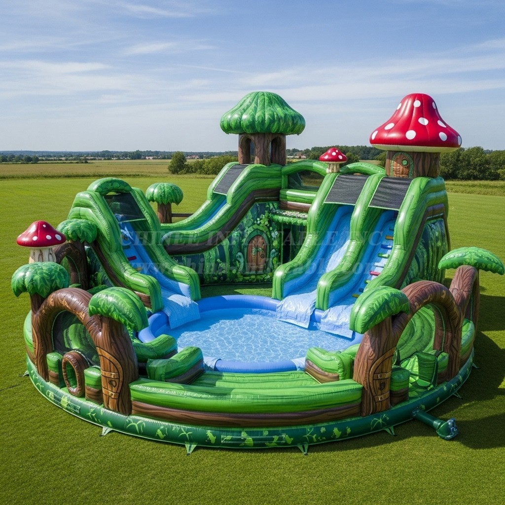 Pool3-488 Magic Forest Theme Pool Water Park