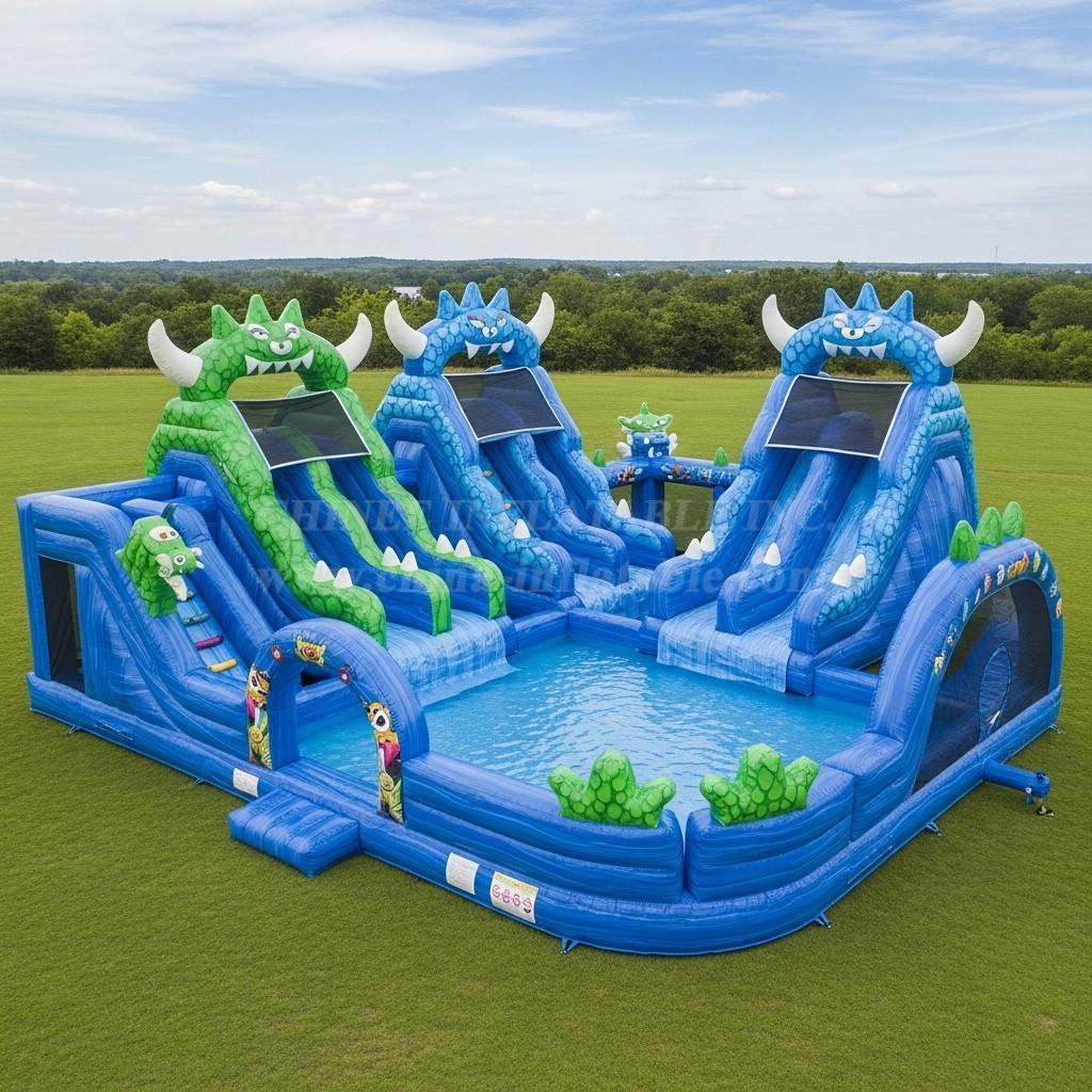 Pool3-497 Monster Theme Pool Water Park