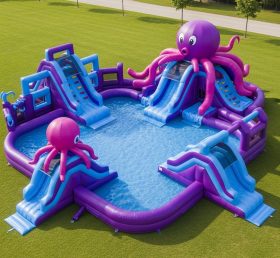 Pool3-499 Octopus Theme Pool Water Park