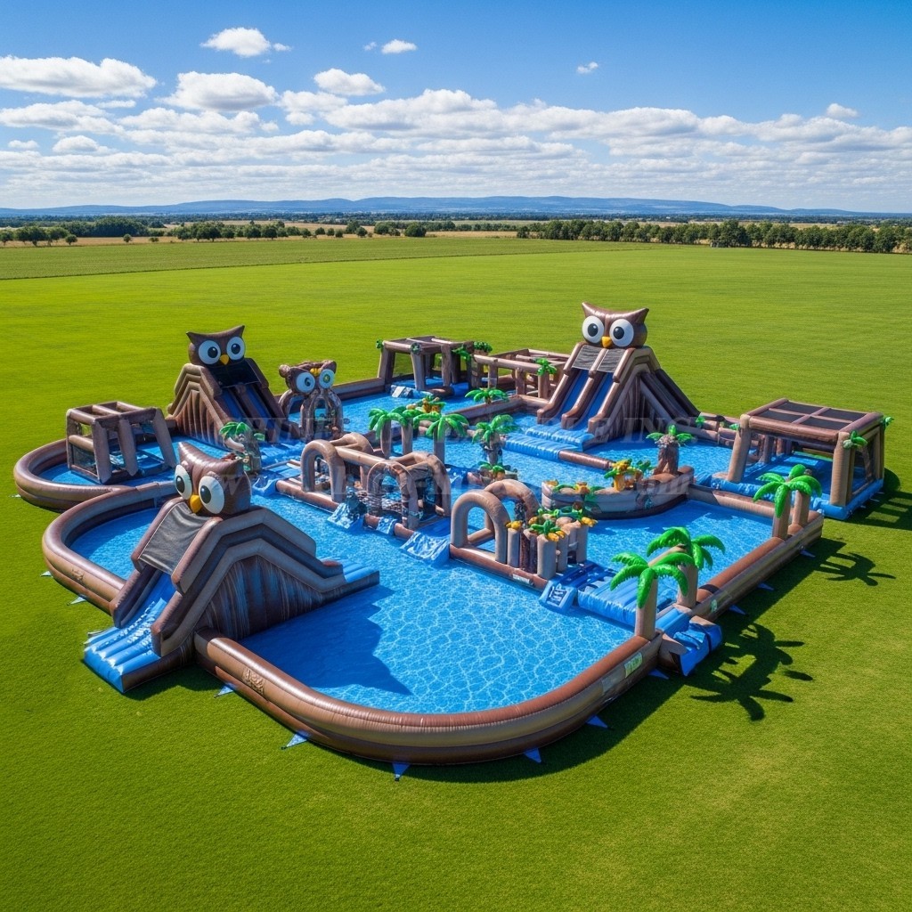 Pool3-501 Owl Theme Pool Water Park