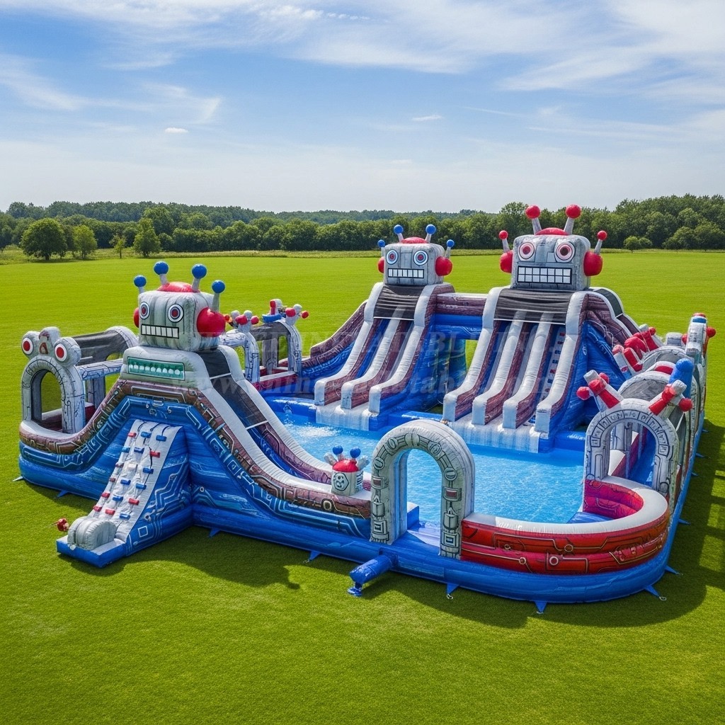 Pool3-520 Robot Theme Pool Water Park