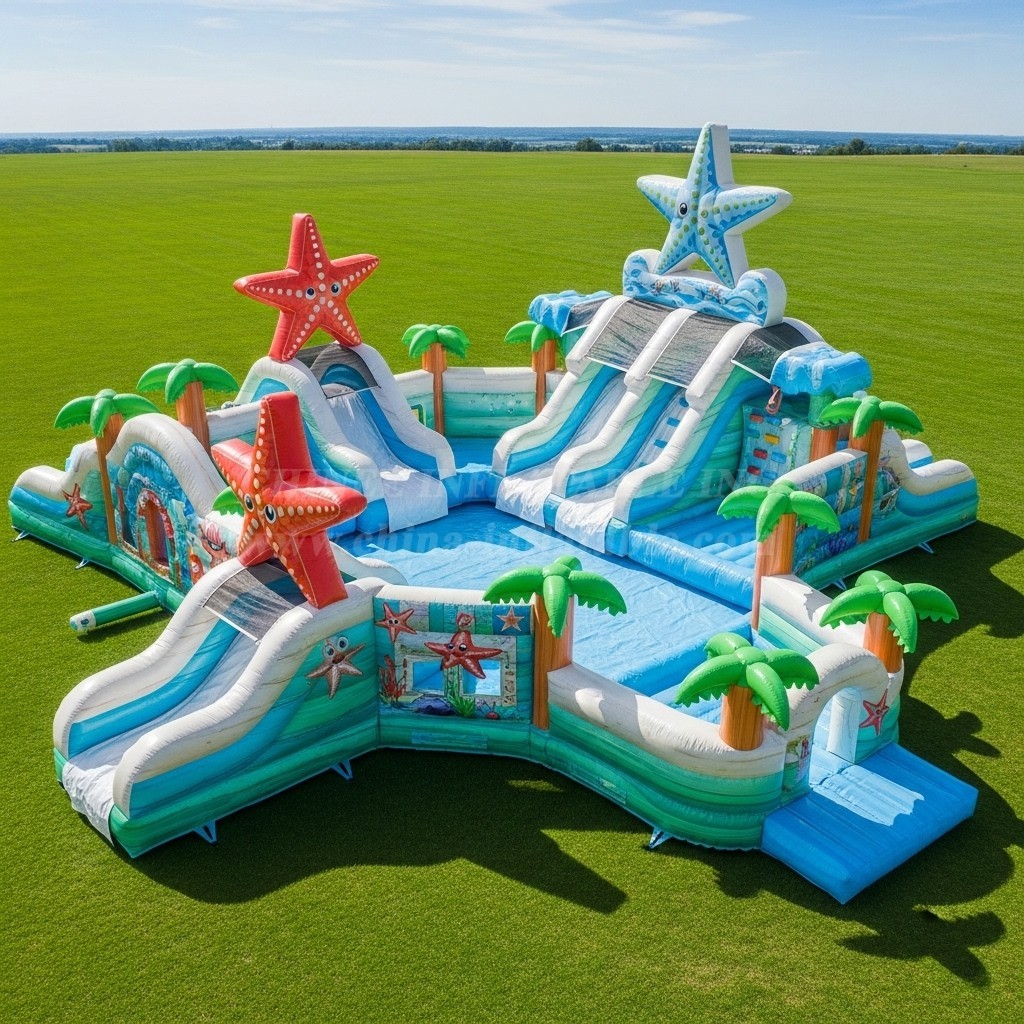 Pool3-533 Starfish Theme Pool Water Park