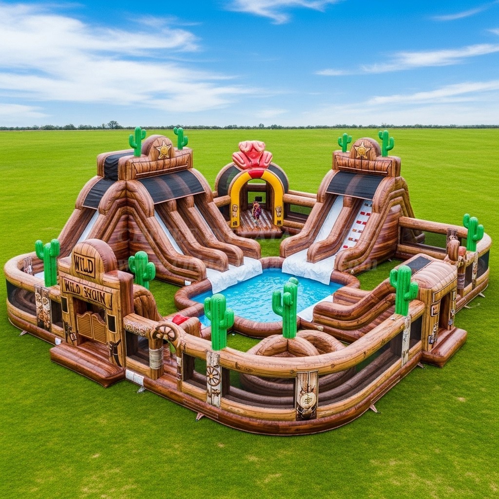 Pool3-548 Wild West Theme Pool Water Park