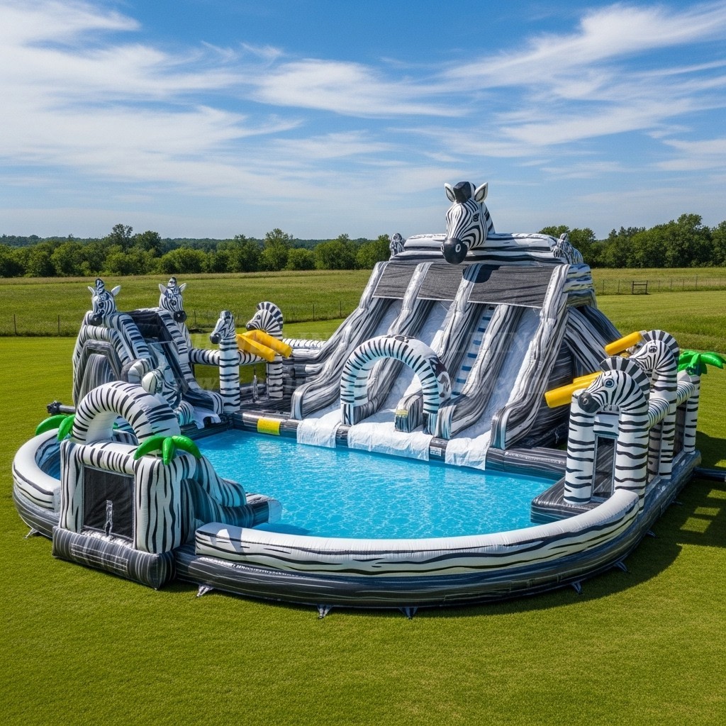 Pool3-553 Zebra Theme Pool Water Park