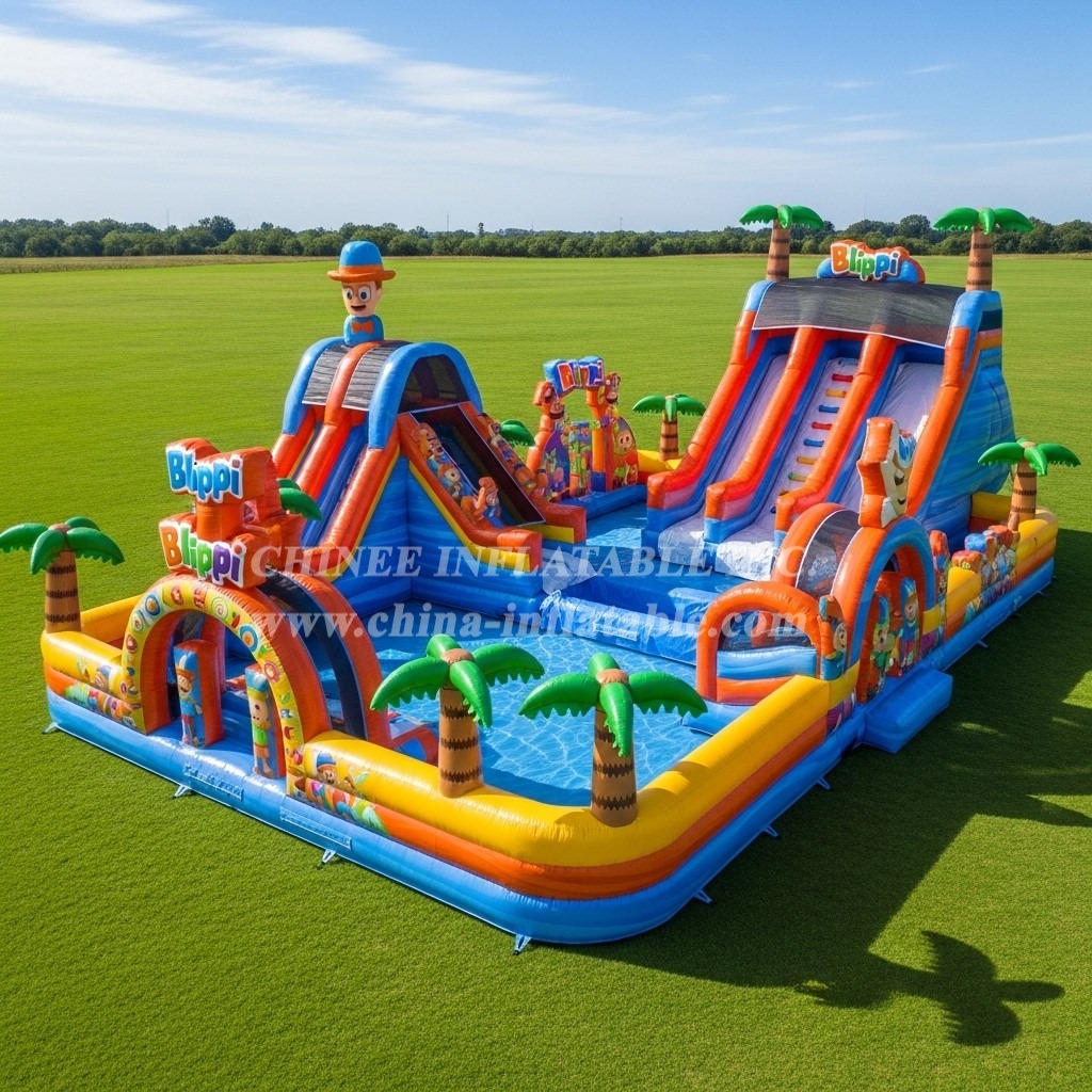 Pool3-576 Blippi Wonders Theme Pool Water Park