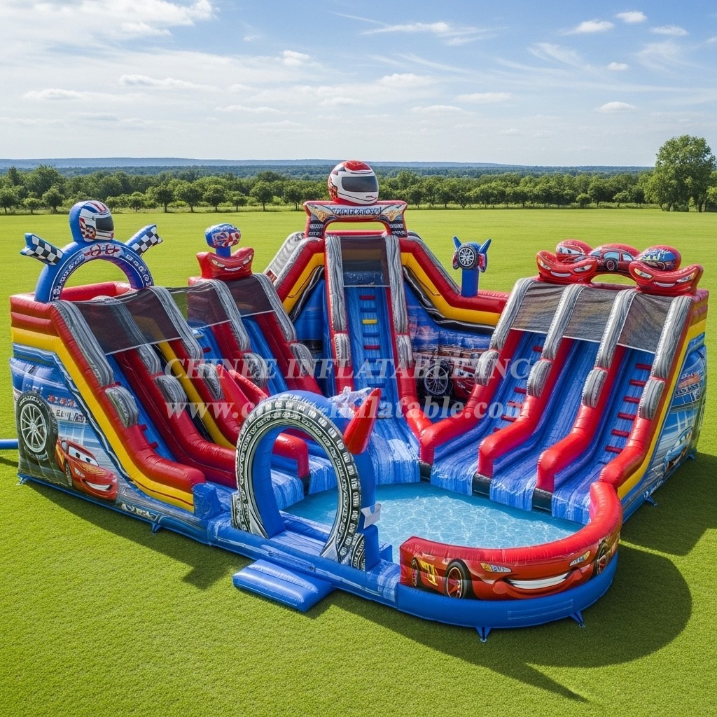 Pool3-587 Cars Theme Pool Water Park