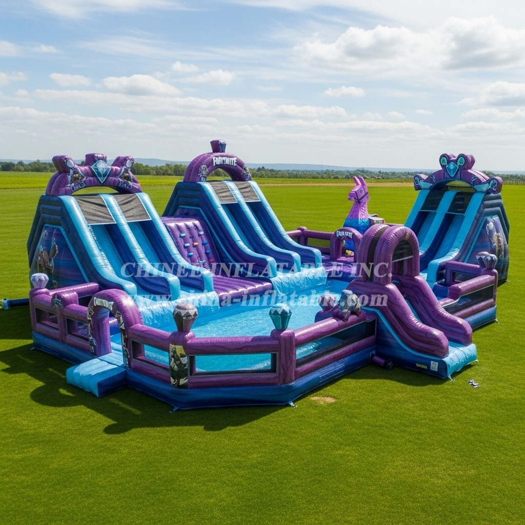 Pool3-601 Fortnite Theme Pool Water Park