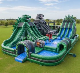 Pool3-607 Godzilla Theme Pool Water Park