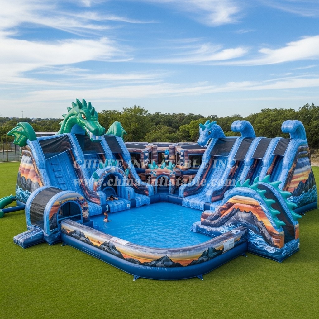 Pool3-612 How to Train Your Dragon Theme Pool Water Park