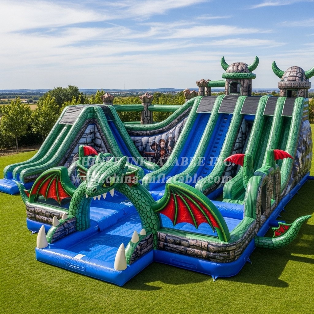 Pool3-613 How to Train Your Dragon Theme Pool Water Park