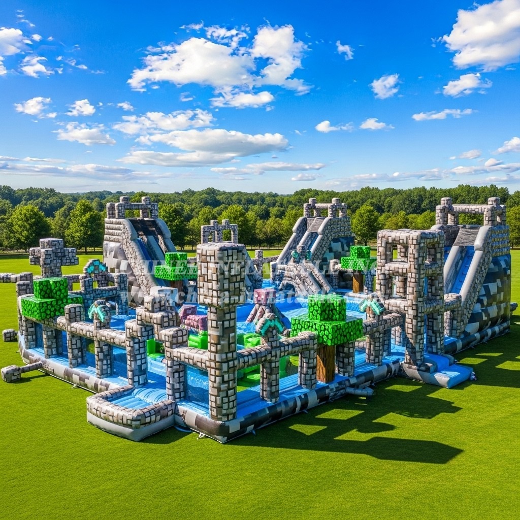 Pool3-635 Minecraft Theme Pool Water Park