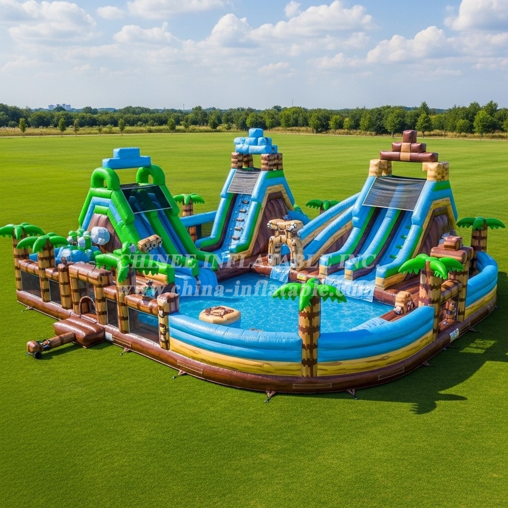 Pool3-637 Minecraft Theme Pool Water Park