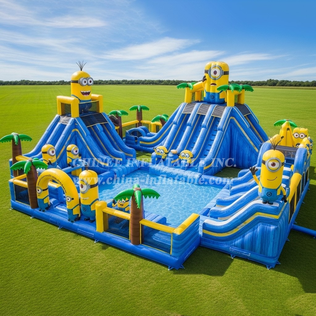 Pool3-639 Minions Theme Pool Water Park