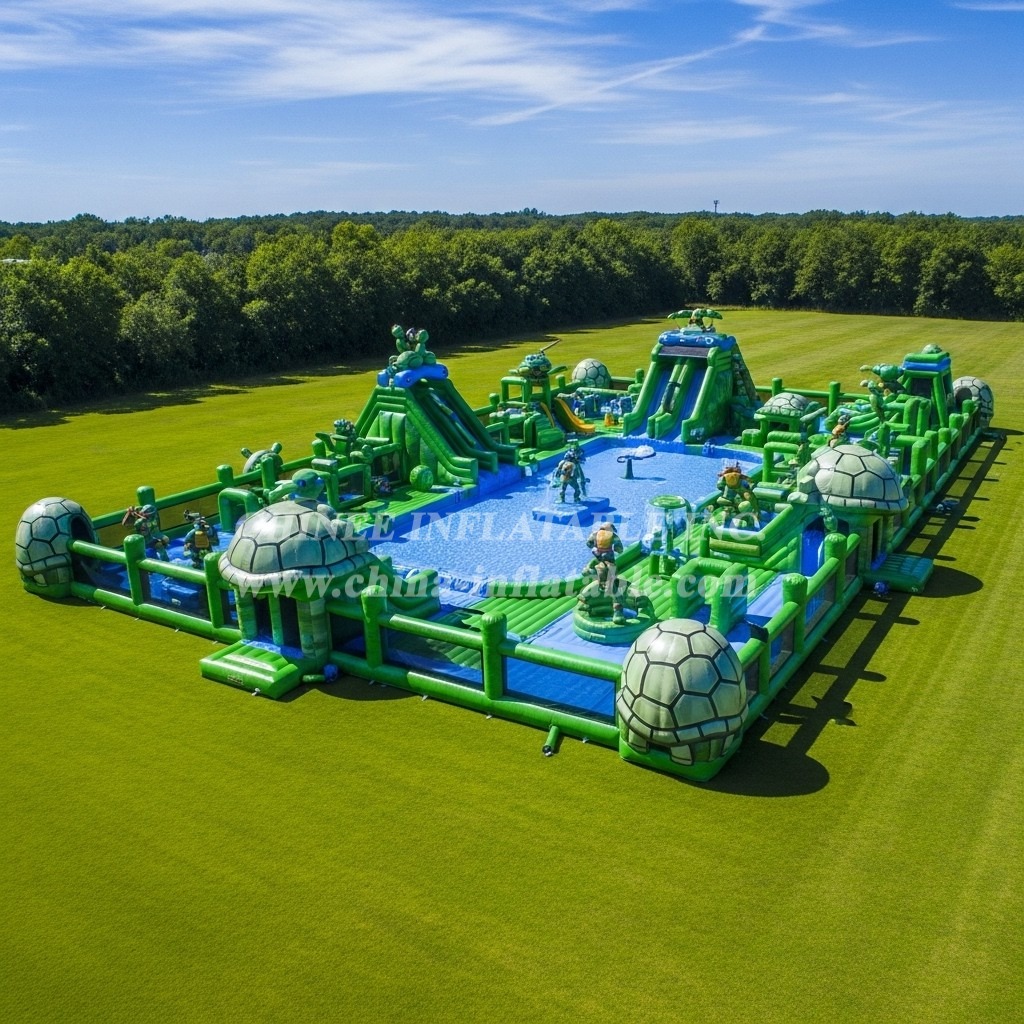 Pool3-656 Ninja Turtles Theme Pool Water Park