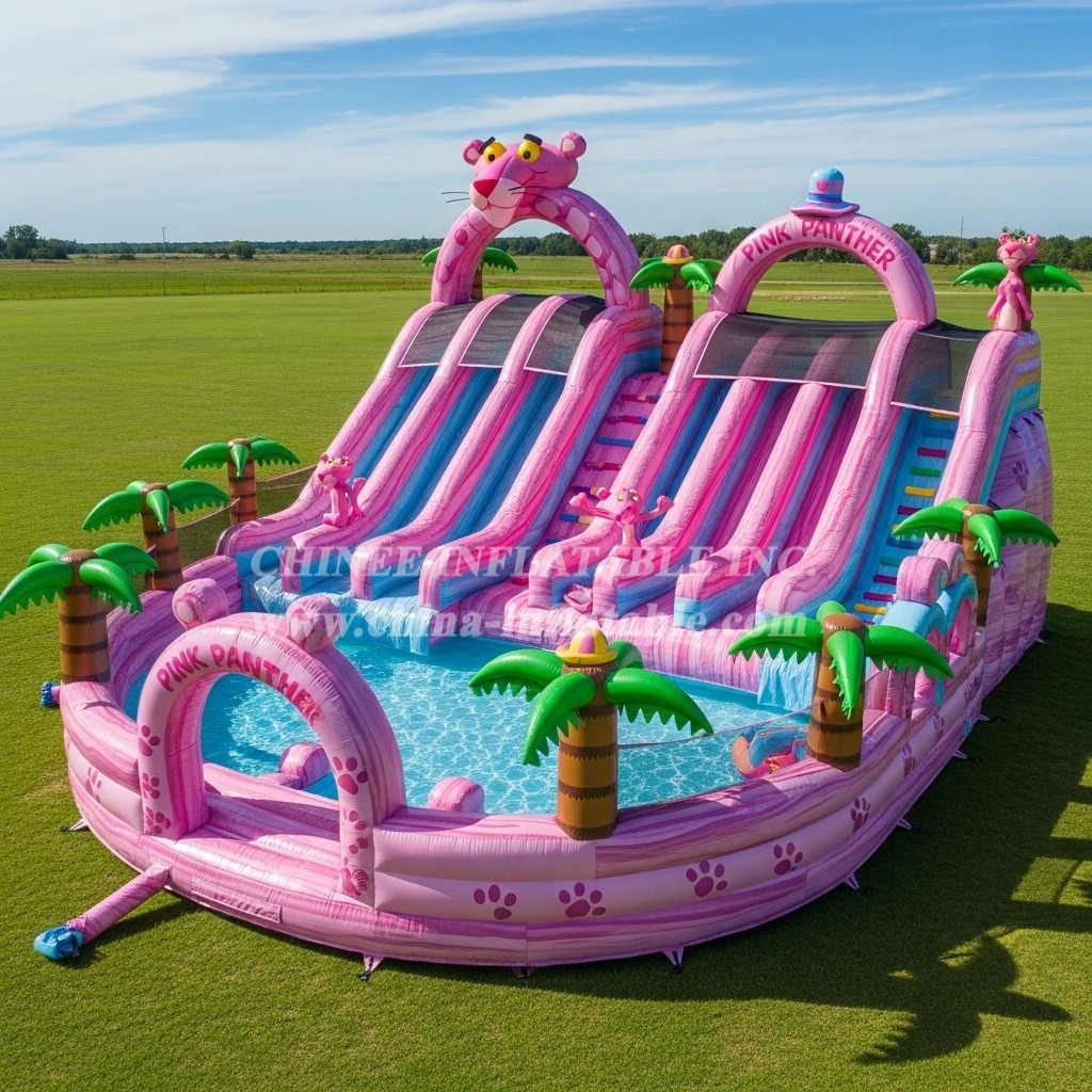 Pool3-663 Pink Panther Theme Pool Water Park
