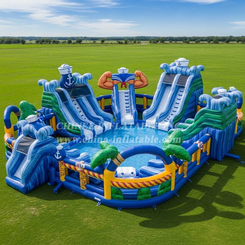 Pool3-668 Popeye Theme Pool Water Park