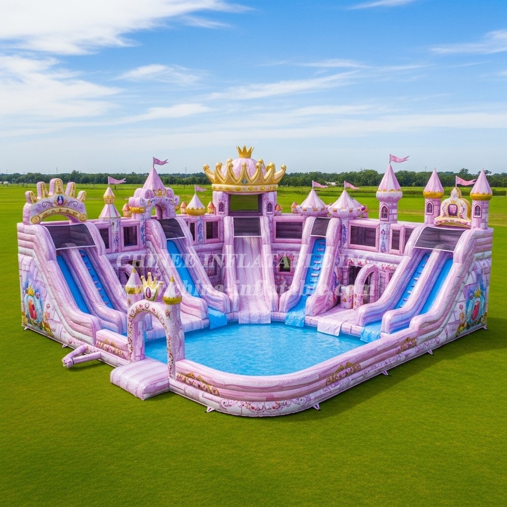 Pool3-671 Princess Parties Theme Pool Water Park