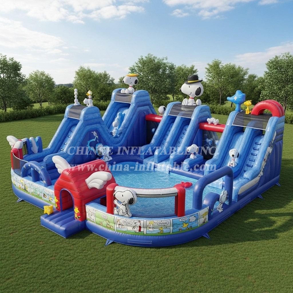 Pool3-686 Snoopy Theme Pool Water Park