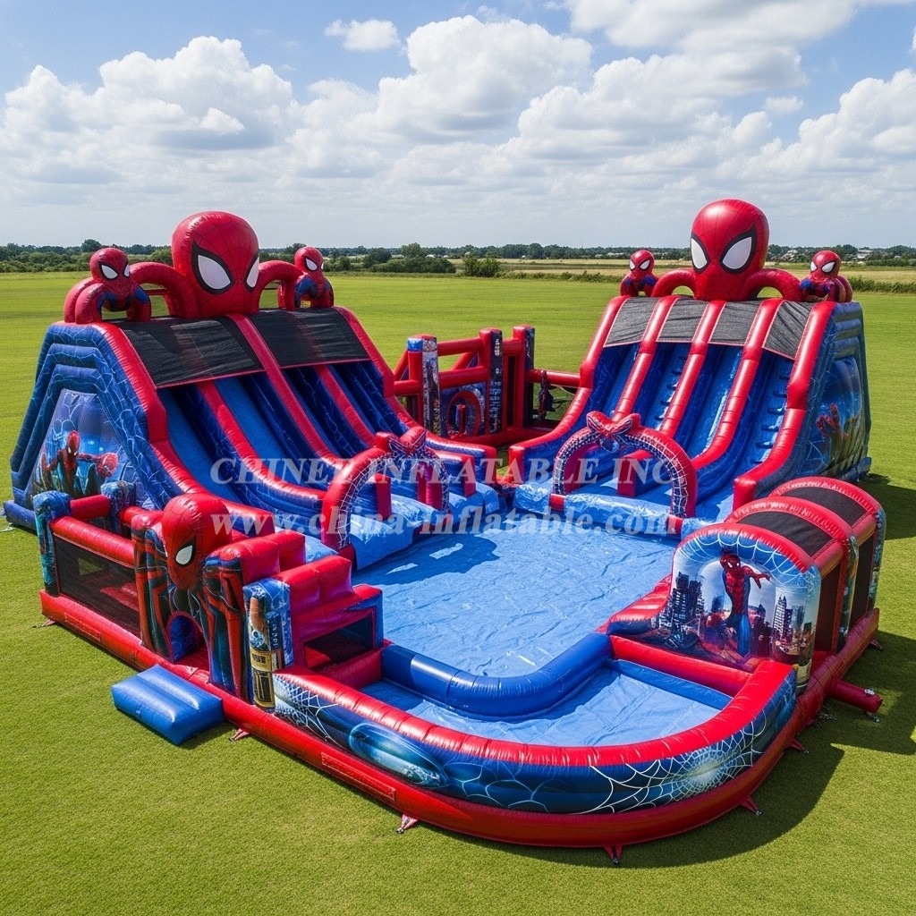 Pool3-689 Spider-Man Theme Pool Water Park